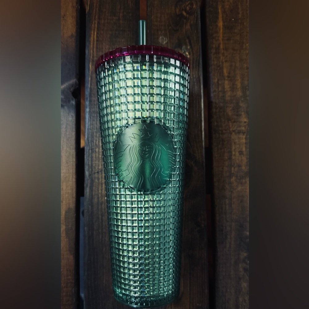 Starbucks Emerald Green Studded Tumbler